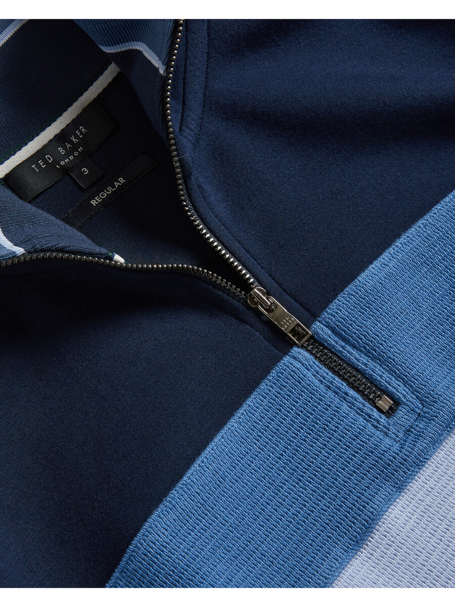 veller - longsleeve regular fit half zip