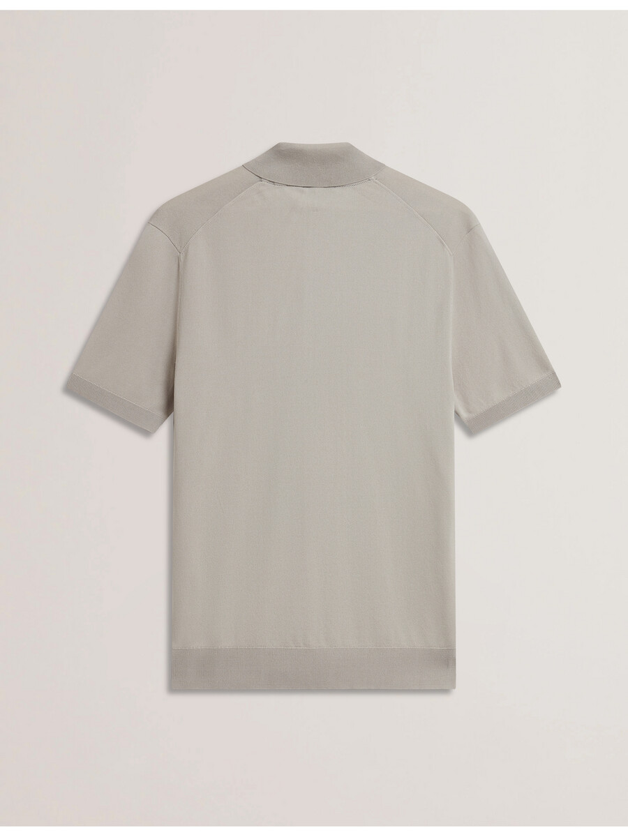 daldin - ss rayon zip polo